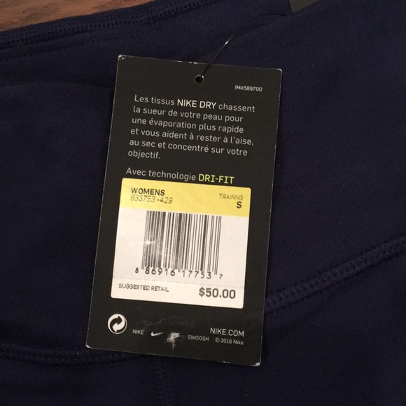 NWT Nike Dri-Fit crop workout pants - Picture 5 of 6